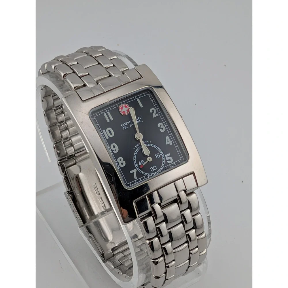 Wenger Genuine SAK Design Watch Men 27mm Case Silver 7.75